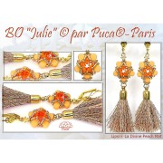 4x6mm Glass beads Lipsi® by Puca® - La Divine Terracotta x10g