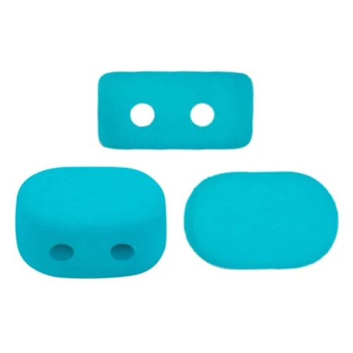 4x6mm Glass beads Lipsi® by Puca® - La Divine Aqua Mat x10g