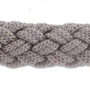 Braided cord 15x10mm Sand x3m