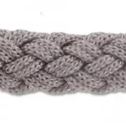 Braided cord 15x10mm Sand x3m