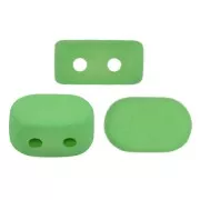 4x6mm Glass beads Lipsi® by Puca® - La Divine Pistachio Mat x10g