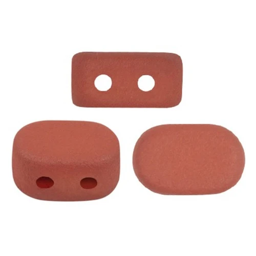 4x6mm Glass beads Lipsi® by Puca® - La Divine Terracotta Mat x10g