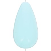 26x14mm Pear opaque resin bead - Pastel blue x1|raw }}
