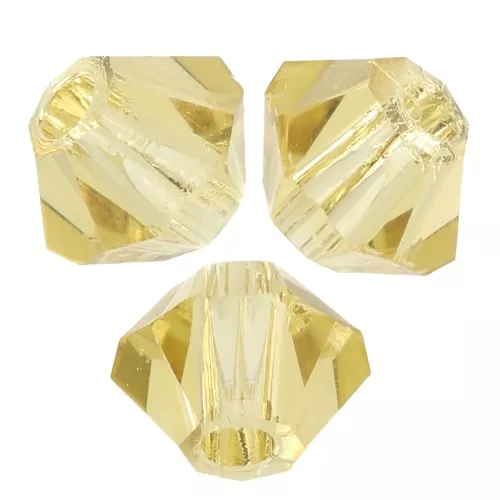 3mm Beads Preciosa - Rondelle Bead - Acid Yellow x30
