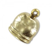 CCB terminator for 12mm cord 12mm light gold tone x1|raw }}