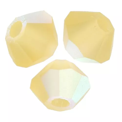 3mm Beads Preciosa - Rondelle Bead - Acid Yellow AB Matt x30