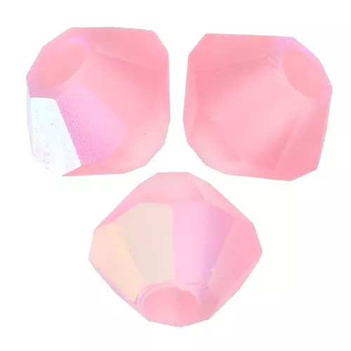 3mm Beads Preciosa - Rondelle Bead - Rose Peach AB Matt x30