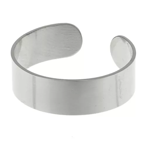 6mm Stainless steel 316L Wide adjustable ring x1