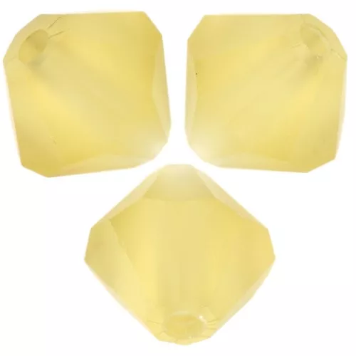 4mm Preciosa - Rondelle Bead - Acid Yellow Matt x30