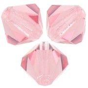 5mm Preciosa Bicone Beads - Rondelle Bead - Rose Peach x12