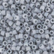 Miyuki Delica 11/0 DB1598 - Mat Opaque Ghost Gray AB x8g|raw }}