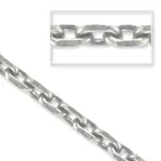 Chain  2,5mm Old silver tone x1m