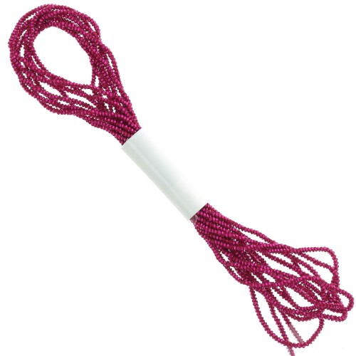 1.7mm Metallic thread - Facets Kreinik - for embroidery - Fuchsia (024) x2.5m