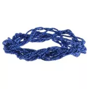 1.7mm Metallic thread - Facets Kreinik - for embroidery - Sapphire (051) x2.5m