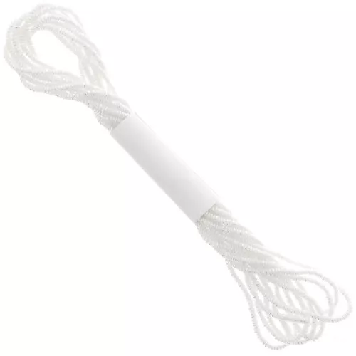 1.7mm Metallic thread - Facets Kreinik - for embroidery - Pearl (032) x2.5m