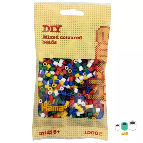 Assortment of Hama Multi beads basis colour (n°66) x1000