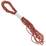 1.7mm Metallic thread - Facets Kreinik - for embroidery - Copper (021) x2.5m