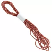 1.7mm Metallic thread - Facets Kreinik - for embroidery - Copper (021) x2.5m