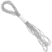 1.7mm Metallic thread - Facets Kreinik - for embroidery - Silver (001) x2.5m