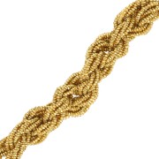 1.7mm Metallic thread - Facets Kreinik - for embroidery - Gold (002) x2.5m|raw }}
