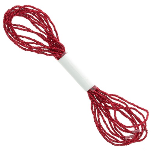 1.7mm Metallic thread - Facets Kreinik - for embroidery - Red (003) x2.5m