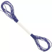 1.3mm Metallic thread Small Facets Kreinik for embroidery- Royal Blue (033L) x2.5m