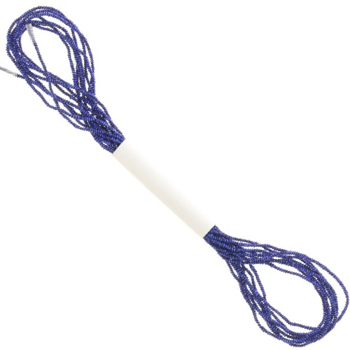 1.3mm Metallic thread Small Facets Kreinik for embroidery- Royal Blue (033L) x2.5m