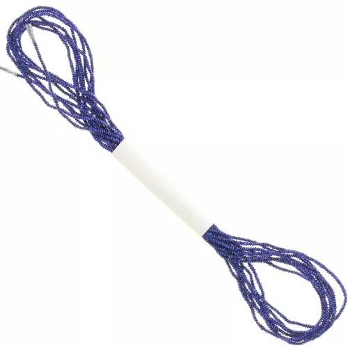 1.3mm Metallic thread Small Facets Kreinik for embroidery- Royal Blue (033L) x2.5m