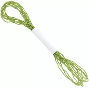 1.3mm Metallic thread Small Facets Kreinik for embroidery - Chartreuse (015) x2.5m