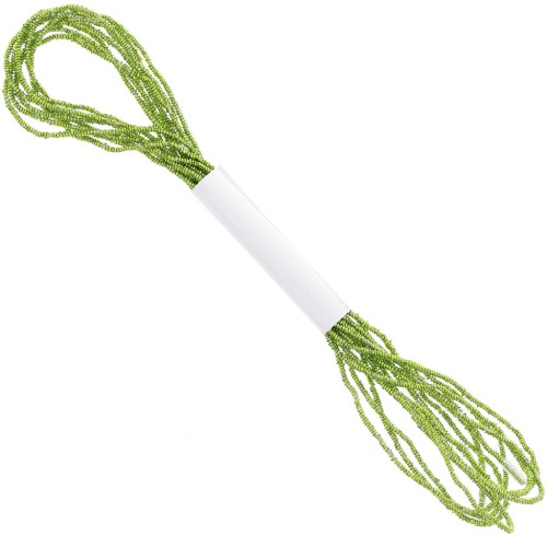 1.3mm Metallic thread Small Facets Kreinik for embroidery - Chartreuse (015) x2.5m