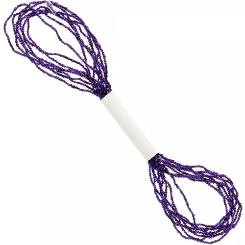 1.3mm Metallic thread Small Facets Kreinik for embroidery - Amethyst (026) x2.5m