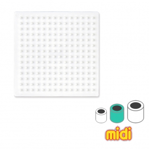 square pegboard 7.5 cm for Hama beads Midi x1