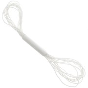 1.3mm Metallic thread Small Facets Kreinik for embroidery - Pearl (032) x2.5m|raw }}