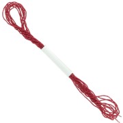 0.9mm Metallic thread Small Facets Kreinik for embroidery - Red (003) x2.5m