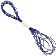 0.9mm Metallic thread Small Facets Kreinik for embroider Sapphire blue (051) x2.5m|raw }}