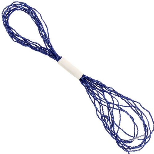 0.9mm Metallic thread Small Facets Kreinik for embroider Sapphire blue (051) x2.5m