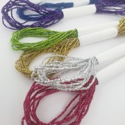 Kreinik Petite Facets Metallic Embroidery Thread, 0.9 mm, Sapphire Blue (051), 3 m