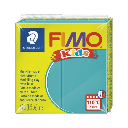 Polymer Clay Fimo Kids 42gr Turquoise (n°39)