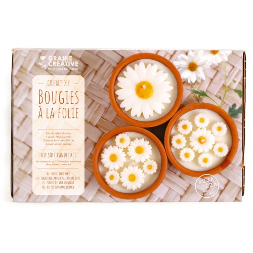 DIY Graine Créative candle kit - Bougies A la Folie - Daisies x1