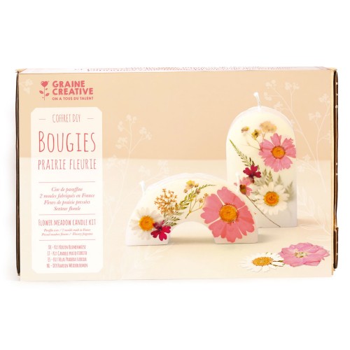 DIY Graine Créative candle kit - Prairie Fleurie x1