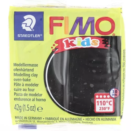 Polymer Clay Fimo Kids 42gr black(n°9)
