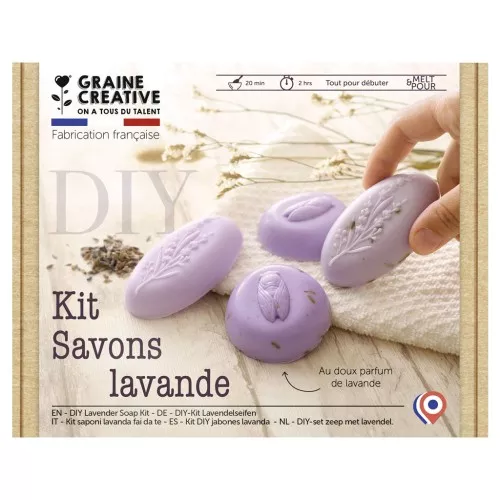 Graine Créative soap kit - Lavender soap kit x1