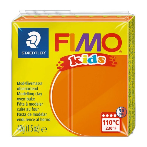 Polymer Clay Fimo Kids 42gr Orange (n°4)