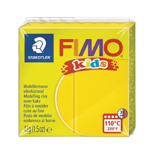 Polymer Clay Fimo Kids 42gr yellow (n°1)