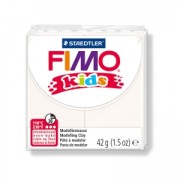 Polymer Clay Fimo Kids 42gr white (n°0)|raw }}