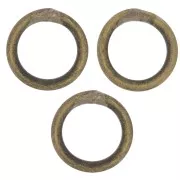 5x0.7mm Closed jumprings - Bronze Tone x25