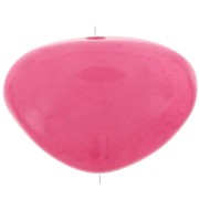 20x27mm Flat irregular bead in resin - Raspberry marble x1|raw }}