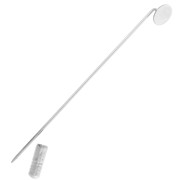 75mm fibula tray for 8mm cabochon - Silver Tone x1