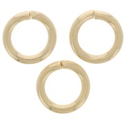 6x1mm Jumprings open - Gold Tone x50|raw }}