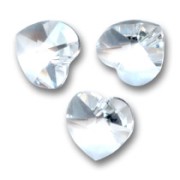 PureCrystal 6228 Hearts Crystal  Unfoiled 10,3x10mm x6